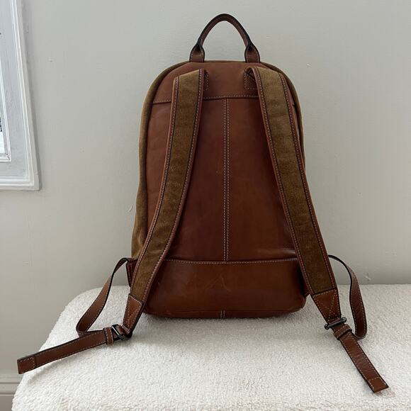 FRYE Chris Suede Leather Backpack Sand main image 9